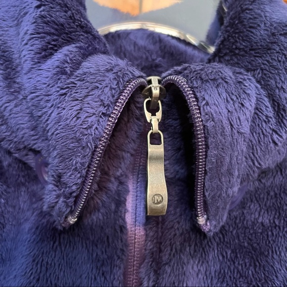 Merrell Navy Blue Super Soft Fleece Jacket Size Small - Picture 3 of 9